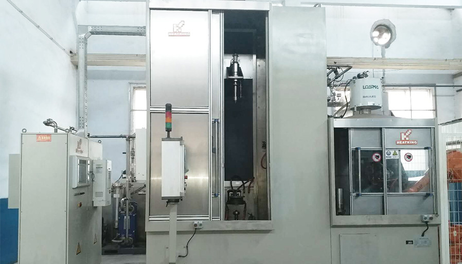 Vertical Induction Hardening Machine